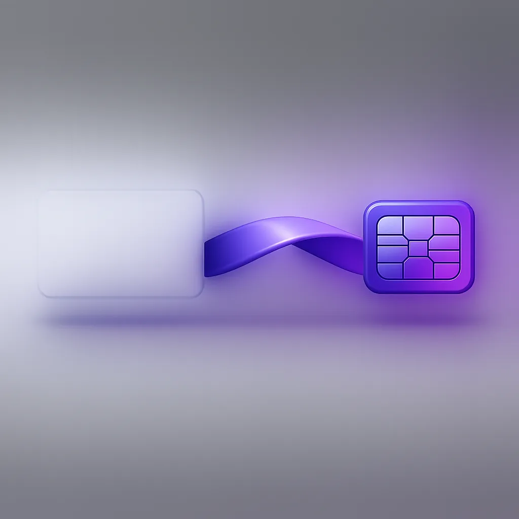 Activation d'un bonus sans KYC, carte et jeton indigo joints par une boucle continue