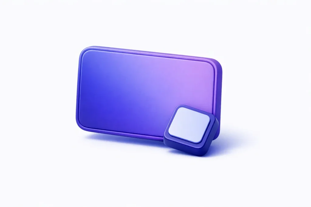 Casino crypto sans KYC 2026, wallet et jeton en rendu 3D indigo violet